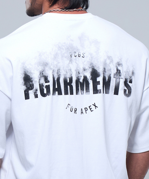 PHYSICAL GARMENTS（フィジカルガーメンツ）の「P2501 コットンメッシュスモークジャイアント半袖 [2 COLOR]（Tシャツ/カットソー・メンズ・ブラック/ホワイト・MEDIUM/LARGE/X-LARGE/XX-LARGE）」の7枚目の写真