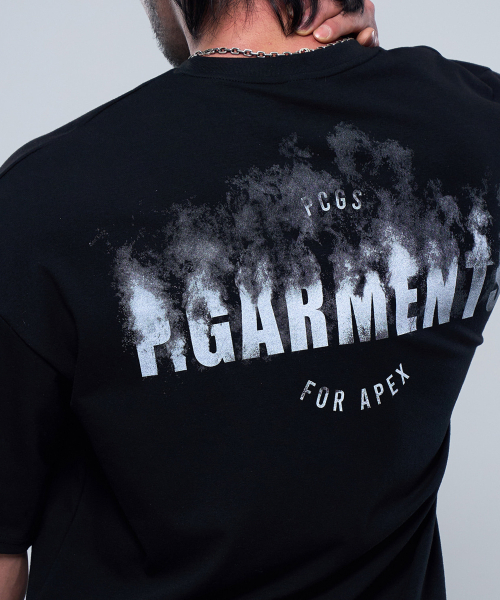 PHYSICAL GARMENTS（フィジカルガーメンツ）の「P2501 コットンメッシュスモークジャイアント半袖 [2 COLOR]（Tシャツ/カットソー・メンズ・ブラック/ホワイト・MEDIUM/LARGE/X-LARGE/XX-LARGE）」の10枚目の写真