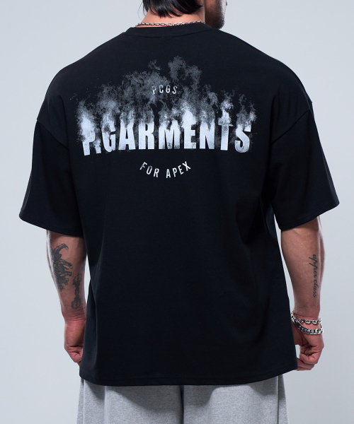PHYSICAL GARMENTS（フィジカルガーメンツ）の「P2501 コットンメッシュスモークジャイアント半袖 [2 COLOR]（Tシャツ/カットソー・メンズ・ブラック/ホワイト・MEDIUM/LARGE/X-LARGE/XX-LARGE）」の11枚目の写真
