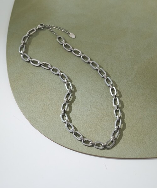 collex(コレックス)の「【dignif】【金属アレルギー対応】ネックレス Flat Link(ネックレス・レディース・シルバー・フリー)」の1枚目の写真