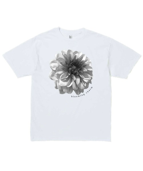 BLOOMING CHARM(ブルーミングチャーム)の「Flower monotone print big T-shirt(Tシャツ/カットソー・レディース・ホワイト・X-LARGE)」の3枚目の写真