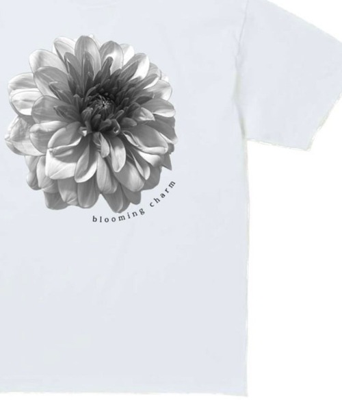 BLOOMING CHARM(ブルーミングチャーム)の「Flower monotone print big T-shirt(Tシャツ/カットソー・レディース・ホワイト・X-LARGE)」の2枚目の写真
