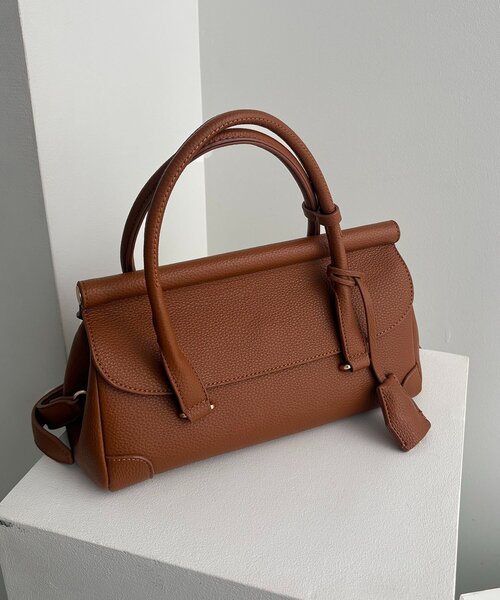 CAPRICIEUX LE'MAGE(カプリシューレマージュ)の「2WAYフラップボストンバッグ(ショルダーバッグ・レディース・ブラック/ブラウン・FREE)」の14枚目の写真
