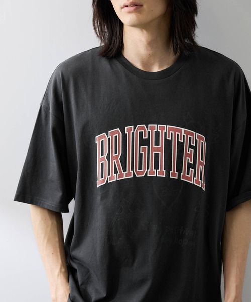 NAVY(ネイビー)の「NAVY レイヤーカレッジTシャツ(Tシャツ/カットソー・メンズ・ホワイト/チャコール/カーキ系・M/L/XL)」の9枚目の写真