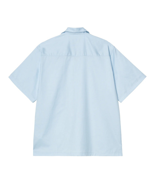 Carhartt(カーハート)の「Carhartt/カーハート 半袖シャツ S/S DELRAY SHIRT I031465(シャツ/ブラウス・メンズ・ブルー系その他/ブラック×ホワイト・M/S/XL/L)」の4枚目の写真