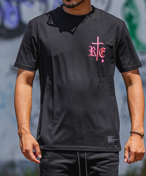 adamsJUGGLER(アダムスジャグラー)の「RTEG B it onティー(Tシャツ/カットソー・メンズ・ホワイト×ピンク/ホワイト×イエロー/ブラック×ピンク/ブラック×イエロー・S/L/XXL/XL/M)」の21枚目の写真
