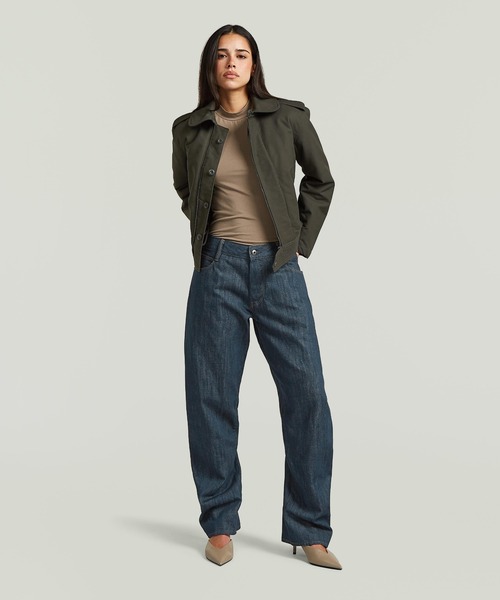 G-STAR(ジースター)の「G-STAR Arc 3D Loose Jeans/立体裁断カーブルーズジーンズ(デニムパンツ・レディース・ダークインディゴブルー・24inch/25inch/26inch/27inch)」の5枚目の写真
