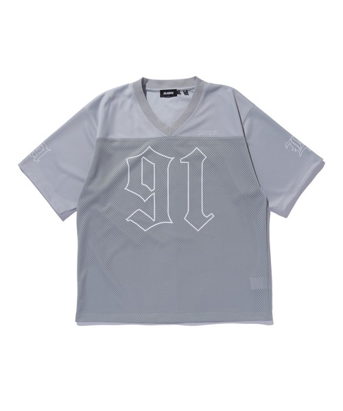 XLARGE(エクストララージ)の「OLD ENGLISH FOOTBALL JERSEY(Tシャツ/カットソー・メンズ・グレー/ブラック/ブルー・M/S/XL/L)」の12枚目の写真