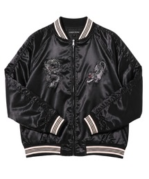 HOUSTON ヒューストン USED FINISHING SOUVENIR JACKET (TIGER