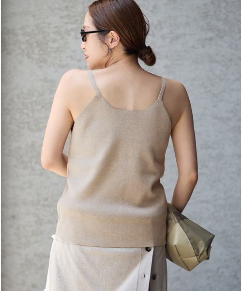JOURNAL STANDARD(ジャーナルスタンダード)の「《追加》WASHABLE コットンシルクミックス2WAYキャミソール(キャミソール・レディース・グレー/ベージュ/ブラック・FREE)」の22枚目の写真