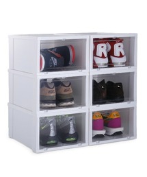 KICKS LAB.（キックスラボ）の「KICKS LAB. SHOE STORAGE BOX 6 BOX SET / キックスラボ シューストレージ ボックス 6 BOXセット / KL-SHOES-BOX-6W（シューズ小物/雑貨）」