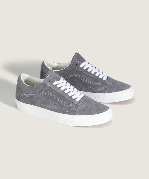 VANS（バンズ）の「オールドスクール スエード / Old Skool SUEDE Steel Shadow VN000D9YFSM1（スニーカー・メンズ・チャコールグレー・5/6.5/6/5.5/8/7.5/7/11/10/9.5/9/8.5）」の2枚目の写真