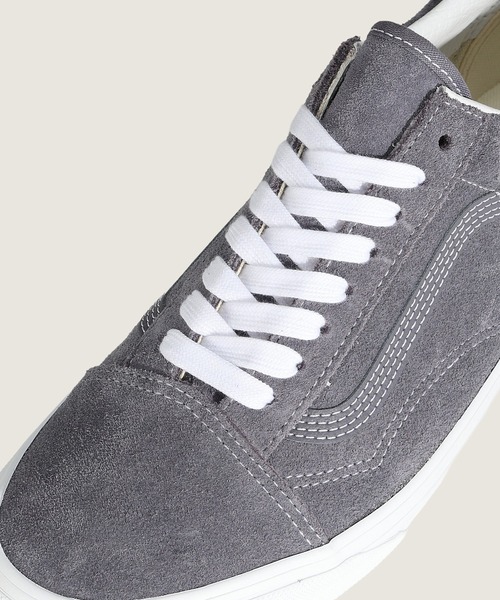 VANS（バンズ）の「オールドスクール スエード / Old Skool SUEDE Steel Shadow VN000D9YFSM1（スニーカー・メンズ・チャコールグレー・5/6.5/6/5.5/8/7.5/7/11/10/9.5/9/8.5）」の5枚目の写真
