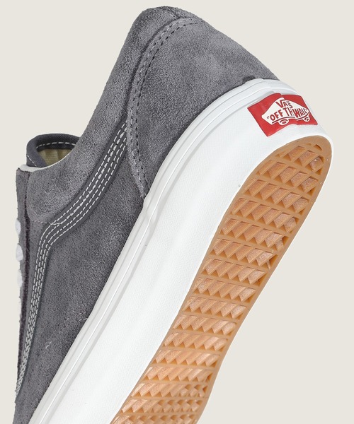 VANS（バンズ）の「オールドスクール スエード / Old Skool SUEDE Steel Shadow VN000D9YFSM1（スニーカー・メンズ・チャコールグレー・5/6.5/6/5.5/8/7.5/7/11/10/9.5/9/8.5）」の6枚目の写真