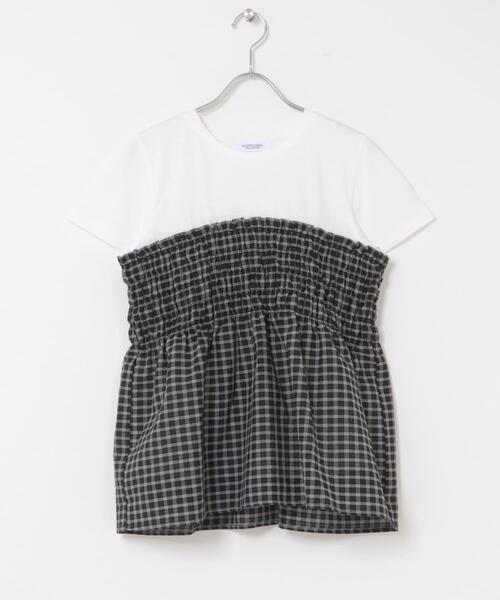 URBAN RESEARCH Sonny Label(アーバンリサーチサニーレーベル)の「シャーリングビスチェコンビプルオーバー(Tシャツ/カットソー・レディース・ベージュ系その他/ブラック系その他/ブラック・FREE)」の18枚目の写真