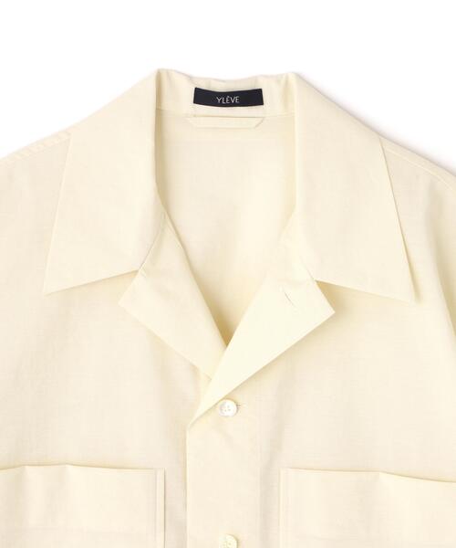YLEVE(イレーヴ)の「YLEVE / COTTON NYLON WASHER SHIRT(シャツ/ブラウス・レディース・ホワイト/グレー・1/0)」の16枚目の写真