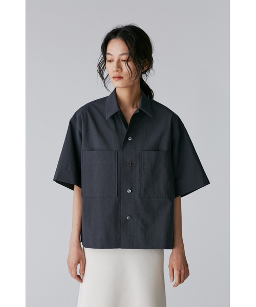 セール】YLEVE / COTTON NYLON WASHER SHIRT（シャツ/ブラウス
