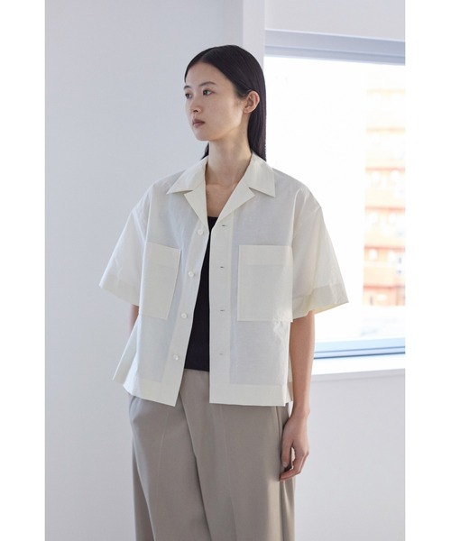 セール】YLEVE / COTTON NYLON WASHER SHIRT（シャツ/ブラウス