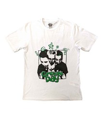 ROOPTOKYO | Green Day Unisex T-Shirt: Good Riddance(White)(Back Print) バンドTシャツ プリントTシャツ 半袖 クルーネック ロック ストリート メンズ レディース 2026年 夏 夏服(Tシャツ/カットソー)