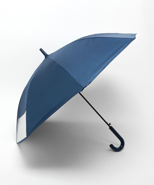 green label relaxing（グリーンレーベルリラクシング）の「【WEB限定】＜LINE DROPS＞アンブレラ 晴雨兼用 / キッズ（長傘・キッズ・ネイビー/ライラック/ライトブルー・55cm/50cm）」の2枚目の写真