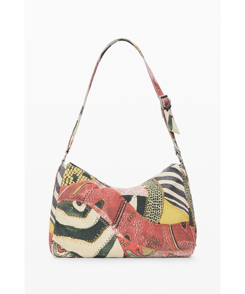 Desigual(デシグアル)の「Multitextile Shoulder Bag/マルチテキスタイルショルダーバッグ(ショルダーバッグ・レディース・マルチ・FREE)」の2枚目の写真