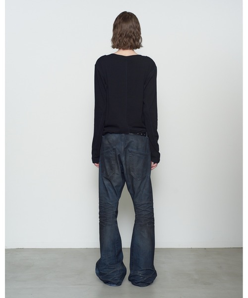 NVRFRGT(ネヴァーフォーゲット)の「DOUBLE LAYERED LONG SLEEVE T SHIRT(Tシャツ/カットソー・メンズ・ブラウン/ホワイト/ブラック・1/3/2)」の7枚目の写真