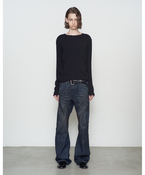 NVRFRGT(ネヴァーフォーゲット)の「DOUBLE LAYERED LONG SLEEVE T SHIRT(Tシャツ/カットソー・メンズ・ブラウン/ホワイト/ブラック・1/3/2)」の8枚目の写真