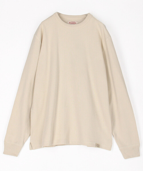FILSON(フィルソン)の「FILSON/フィルソン Waffle Knit Thermal Crewneck/ワッフルニット サーマル クルーネック(Tシャツ/カットソー・メンズ・オリーブ/ブラック/チャコールグレー/ナチュラル・MEDIUM/SMALL/X-SMALL/X-LARGE/LARGE)」の1枚目の写真
