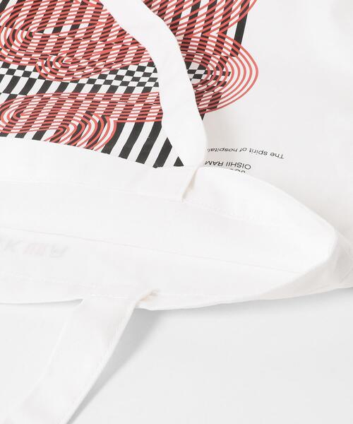 Collaboration URBAN RESEARCH(コラボレーションアーバンリサーチ)の「KAMUKURA×UR TOTE BAG Lantern(トートバッグ・レディース・チャコールグレー/オフホワイト・ONE)」の6枚目の写真