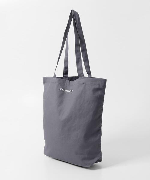 Collaboration URBAN RESEARCH(コラボレーションアーバンリサーチ)の「KAMUKURA×UR TOTE BAG Lantern(トートバッグ・レディース・チャコールグレー/オフホワイト・ONE)」の16枚目の写真