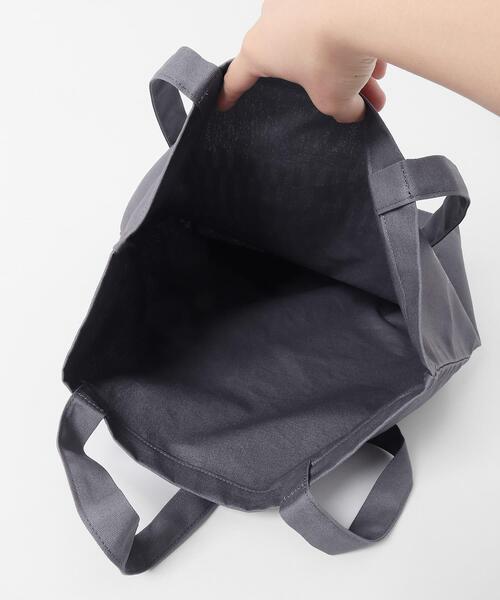 Collaboration URBAN RESEARCH(コラボレーションアーバンリサーチ)の「KAMUKURA×UR TOTE BAG Lantern(トートバッグ・レディース・チャコールグレー/オフホワイト・ONE)」の18枚目の写真