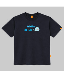 ドルフィン 半袖Tシャツ 男女共用 ビッグサイズ S 4XL