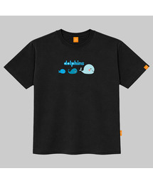 ドルフィン 半袖Tシャツ 男女共用 ビッグサイズ S 4XL