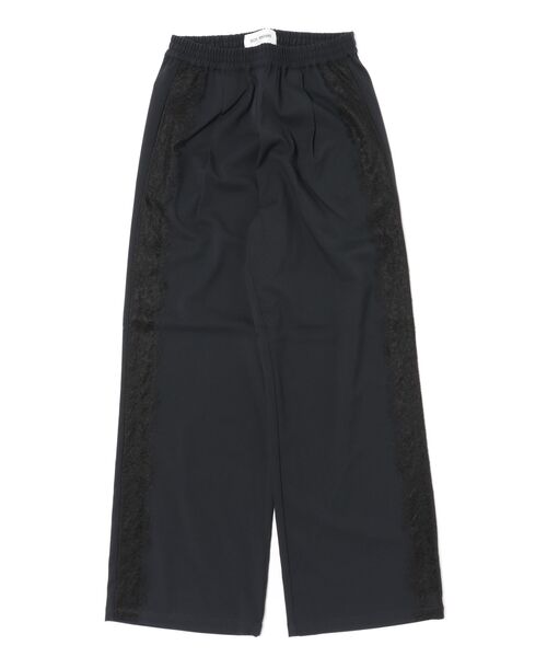 Marilyn Moon（マリリンムーン）の「heather eyelash lace drawstring pants（その他パンツ・レディース・ネイビー/チャコールグレー/ホワイト・FREE）」の3枚目の写真