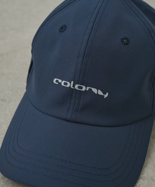 COLONY 2139(コロニートゥーワンスリーナイン)の「【UNISEX】撥水リフレクターロゴアクティブキャップ(キャップ・メンズ・ブラック/グレー/ネイビー・FREE)」の7枚目の写真