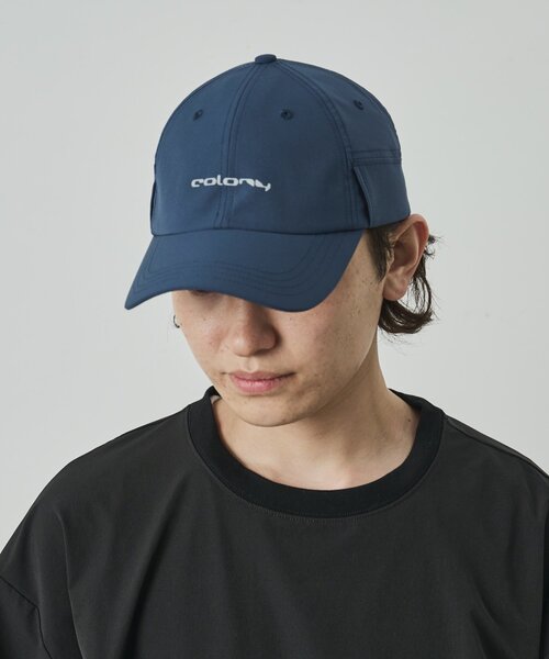 COLONY 2139(コロニートゥーワンスリーナイン)の「【UNISEX】撥水リフレクターロゴアクティブキャップ(キャップ・メンズ・ブラック/グレー/ネイビー・FREE)」の12枚目の写真
