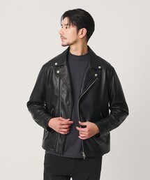 BEAUTY&YOUTH UNITED ARROWS | 【WEB限定 WARDROBE SMART】 シープ ダブル ライダースジャケット(ライダースジャケット)