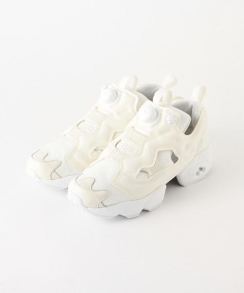 BEAUTY&YOUTH UNITED ARROWS（ビューティーアンドユースユナイテッドアローズ）の「BY Reebok INSTAPUMP FURYスニーカー（スニーカー・レディース・ホワイト・23.5cm/24cm/24.5cm/25cm）」の2枚目の写真