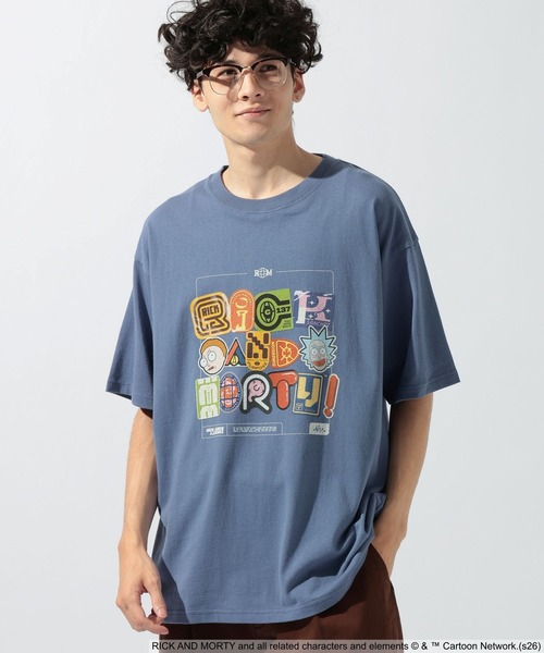 niko and...(ニコアンド)の「【Rick and Morty(リック・アンド・モーティ)】グラフィックT(Tシャツ/カットソー・メンズ・ホワイト/ブルー・LARGE/MEDIUM)」の9枚目の写真