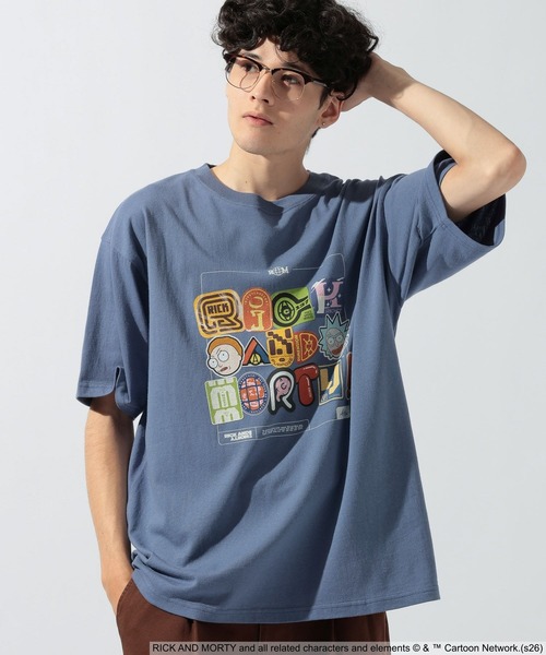 niko and...(ニコアンド)の「【Rick and Morty(リック・アンド・モーティ)】グラフィックT(Tシャツ/カットソー・メンズ・ホワイト/ブルー・LARGE/MEDIUM)」の10枚目の写真
