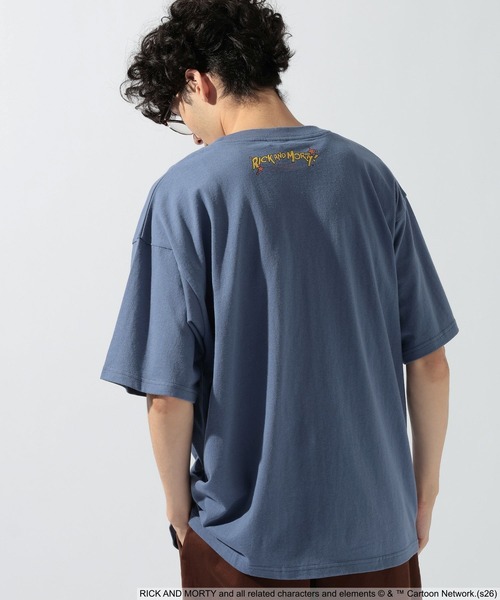 niko and...(ニコアンド)の「【Rick and Morty(リック・アンド・モーティ)】グラフィックT(Tシャツ/カットソー・メンズ・ホワイト/ブルー・LARGE/MEDIUM)」の11枚目の写真
