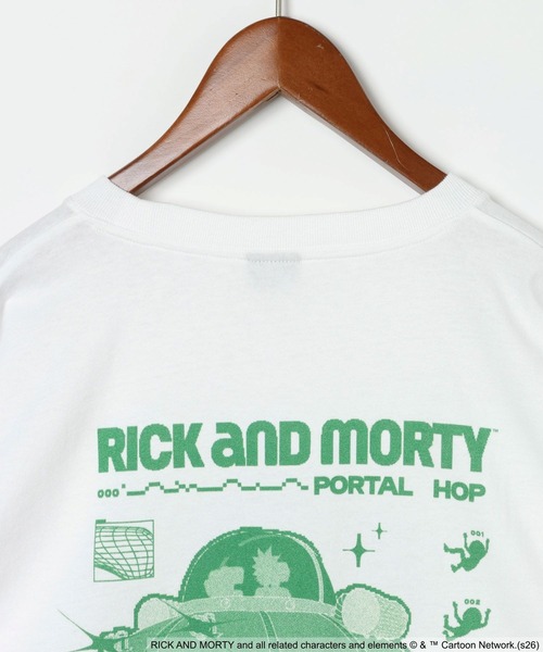 niko and...(ニコアンド)の「【Rick and Morty(リック・アンド・モーティ)】グラフィックT(Tシャツ/カットソー・メンズ・ホワイト/ブルー・LARGE/MEDIUM)」の16枚目の写真