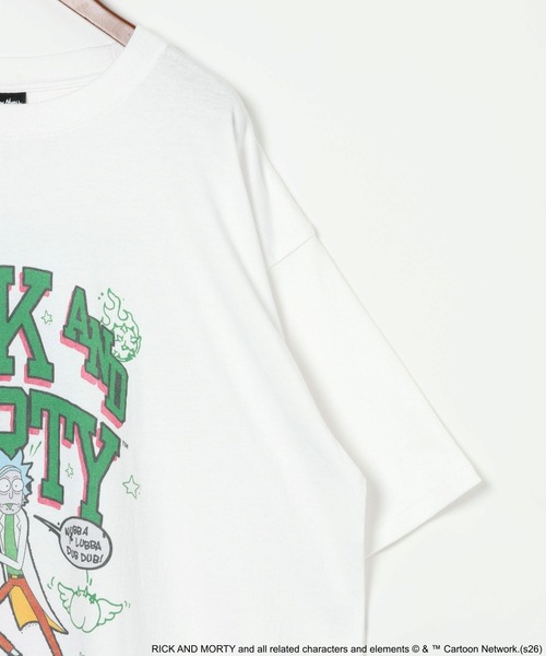 niko and...(ニコアンド)の「【Rick and Morty(リック・アンド・モーティ)】グラフィックT(Tシャツ/カットソー・メンズ・ホワイト/ブルー・LARGE/MEDIUM)」の18枚目の写真