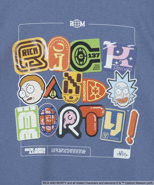 niko and...(ニコアンド)の「【Rick and Morty(リック・アンド・モーティ)】グラフィックT(Tシャツ/カットソー・メンズ・ホワイト/ブルー・LARGE/MEDIUM)」の22枚目の写真