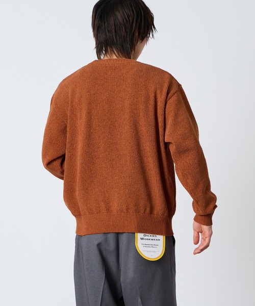 UMBRO（アンブロ）の「【WEB先行予約】[UMBRO/アンブロ] 別注 ワンポイントロゴ刺繍 モールニットプルオーバー（ニット/セーター・レディース・ブルー/ベージュ/ブラック/キャメル・M/S/L）」の21枚目の写真