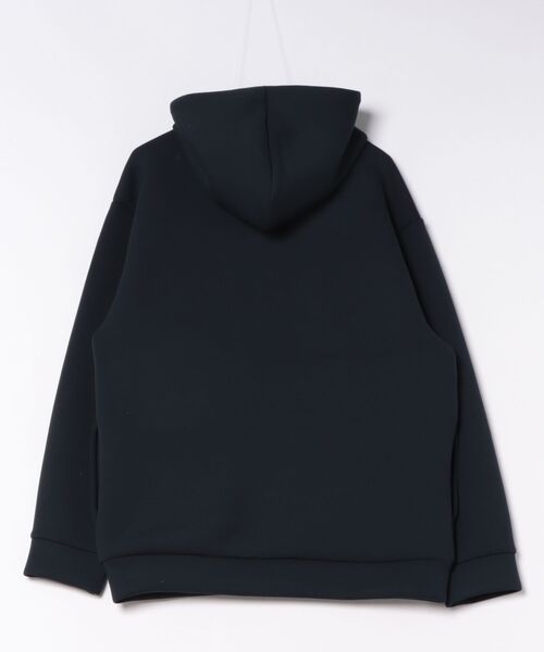ANPAS（アンパス）の「Neoprene Full-Zip Parka / ネオプレン フルジップパーカー メンズ レディース トップス 秋冬 フーディー アウター スウェット 無地 スポーティー（パーカー・メンズ・ネイビー/チャコール/ブラック/グレー・L/LL/M）」の5枚目の写真