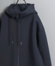 Neoprene Full-Zip Parka / ネオプレン フルジップパーカー メンズ レディース トップス 秋冬 フーディー アウター スウェット 無地 スポーティー