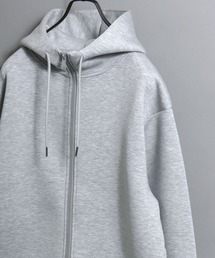 Neoprene Full-Zip Parka / ネオプレン フルジップパーカー メンズ レディース トップス 秋冬 フーディー アウター スウェット 無地 スポーティー