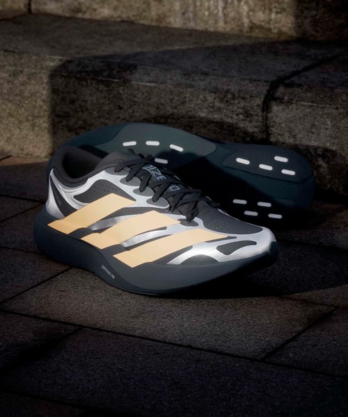 adidas(アディダス)の「アディゼロ EVO SL EXO シューズ / Adizero EVO SL EXO Shoes / ランニングシューズ / アディダス adidas(スニーカー・メンズ・グレー・25.0cm/25.5cm/26.0cm/26.5cm/27.0cm/27.5cm/28.0cm/28.5cm/29.0cm)」の14枚目の写真