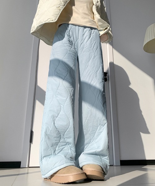 Ressaca(レサーカ)の「裏フリースキルティングパンツ(その他パンツ・レディース・ブラック/ブルー/ピンク/オフホワイト・L/M)」の3枚目の写真